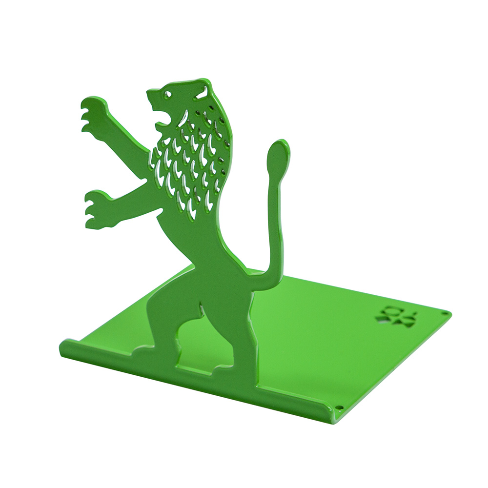 Lion-Shaped Bookend (Green)