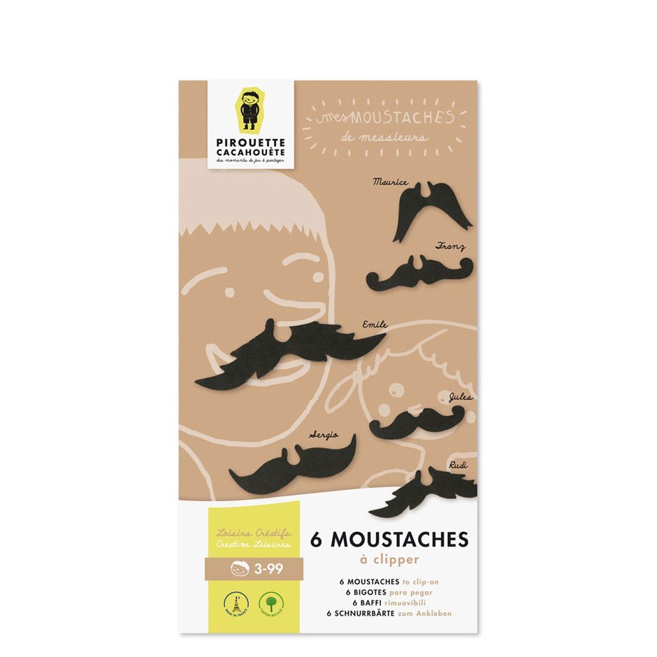 Clip-On Mustaches Creative Kit