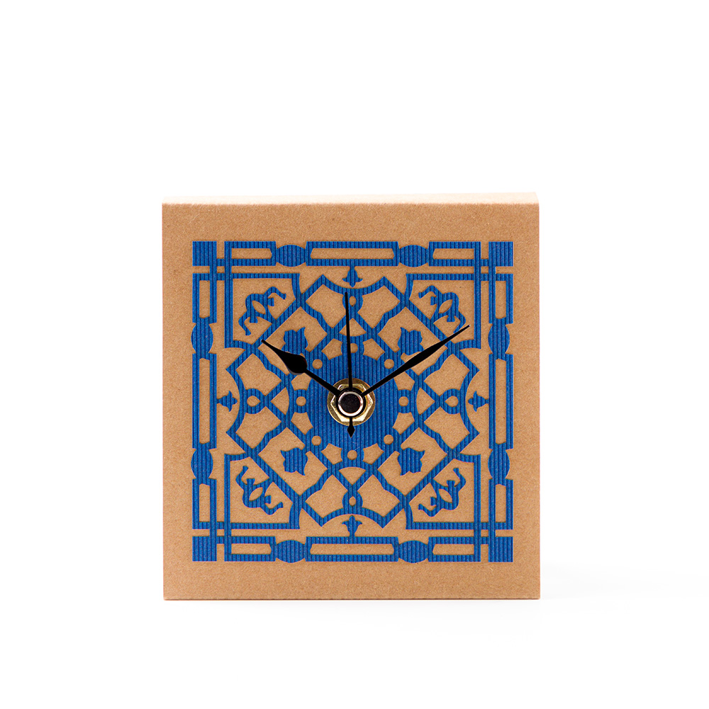 Mamluk Table Clock – Blue