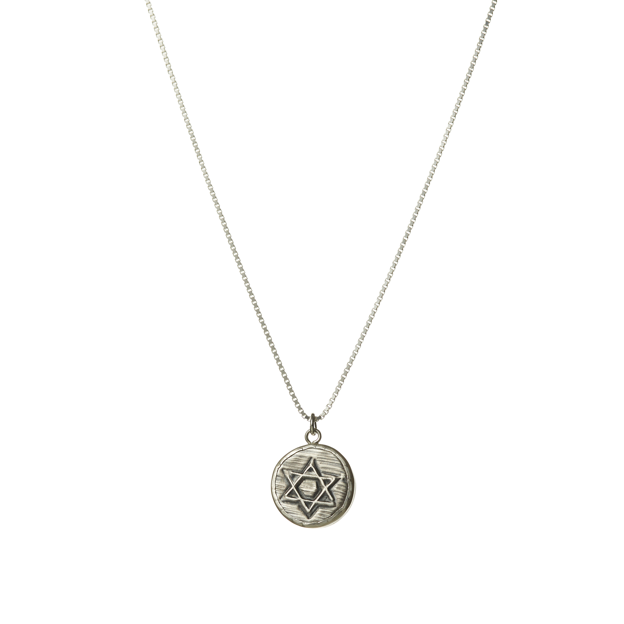 “Star Of David” Pendant With Chain (silver)