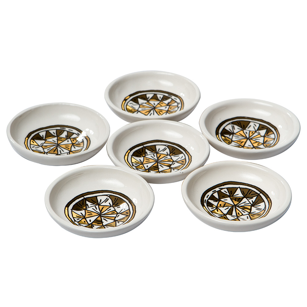 Bowls for the Pithom and Ramses Passover Seder Plate (Gold)