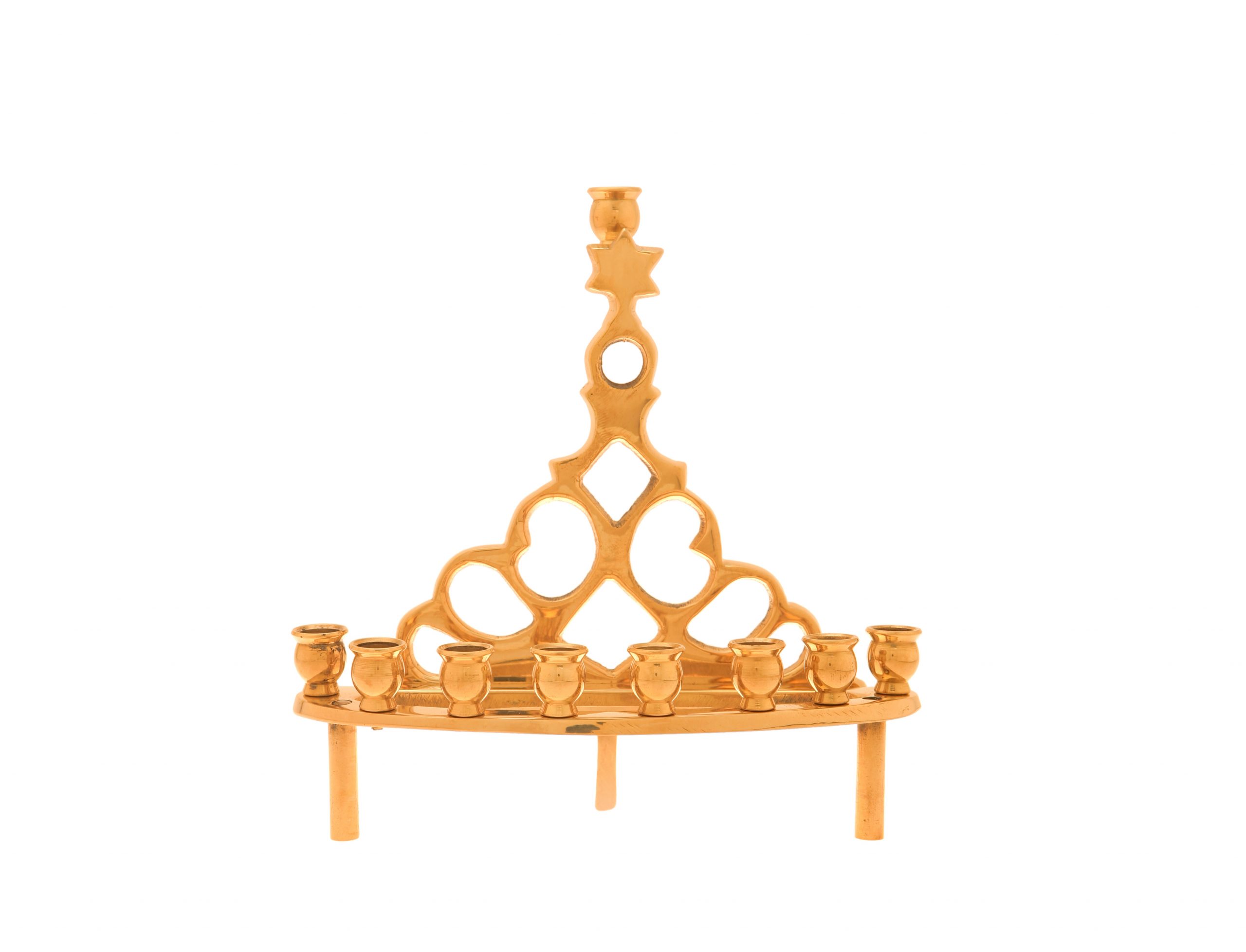 Small Hanukkah Lamp (cast Brass)