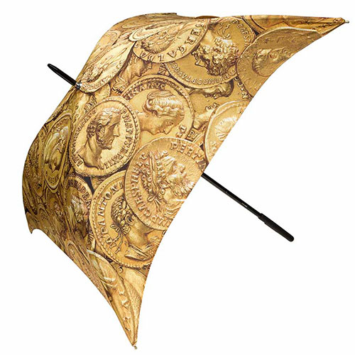 Roman Gold Coins Umbrella (square)