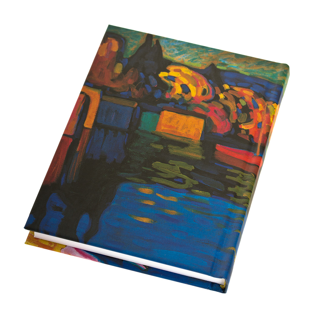 Wassily Kandinsky Notebook, Autumn Landscape With Boats
