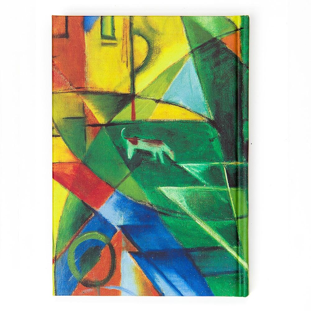 Franz Marc Notebook: Landscape with House, Dog and Cow
