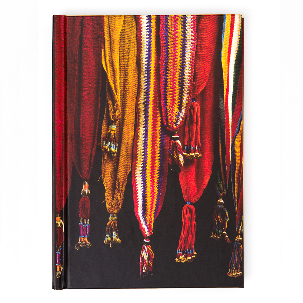 Notebook with Colorful Tassel Pattern