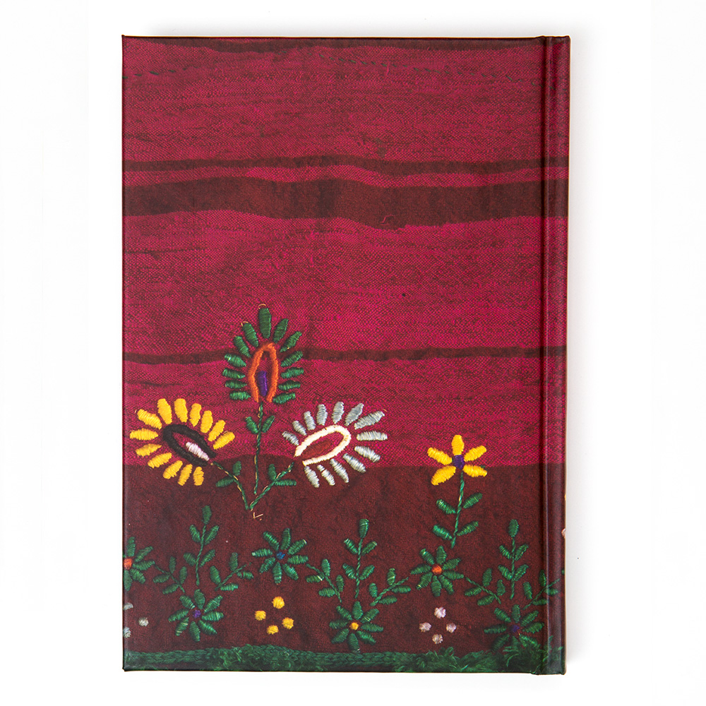 Notebook – Tunisian Scarf with Flower Motif