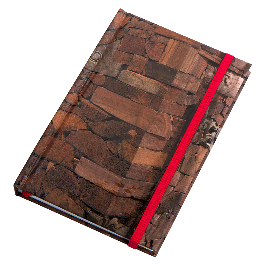 14.5 X 9.5 Ai Weiwei “Wood” Notebook With Elastic Band