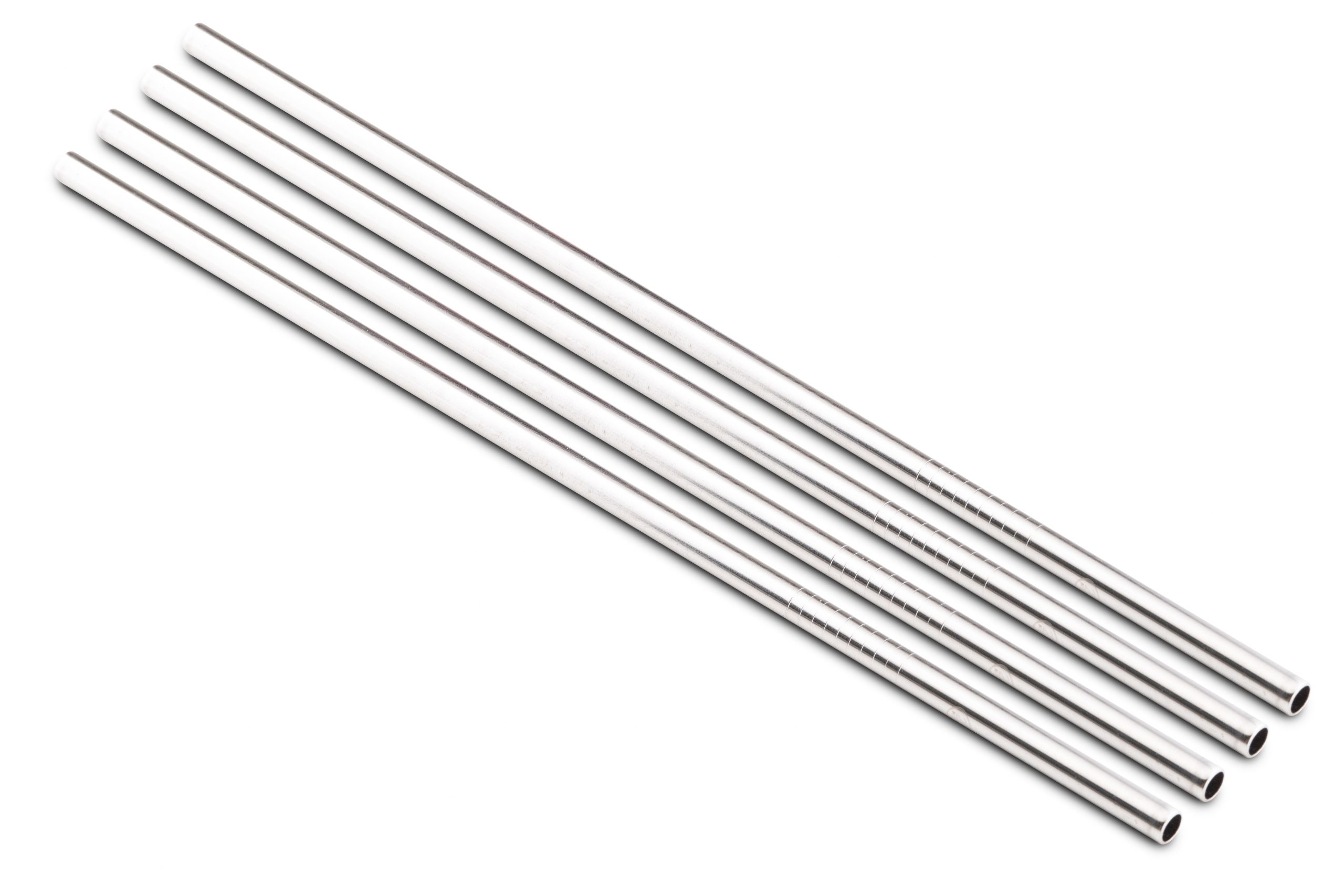 24bottles® Stainless Steel Reusable Straws – Set Of 4