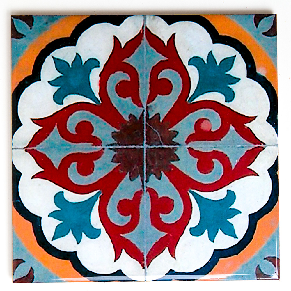 Floral Ceramic Tile