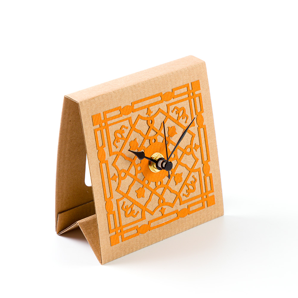 Mamluk Table Clock – Orange