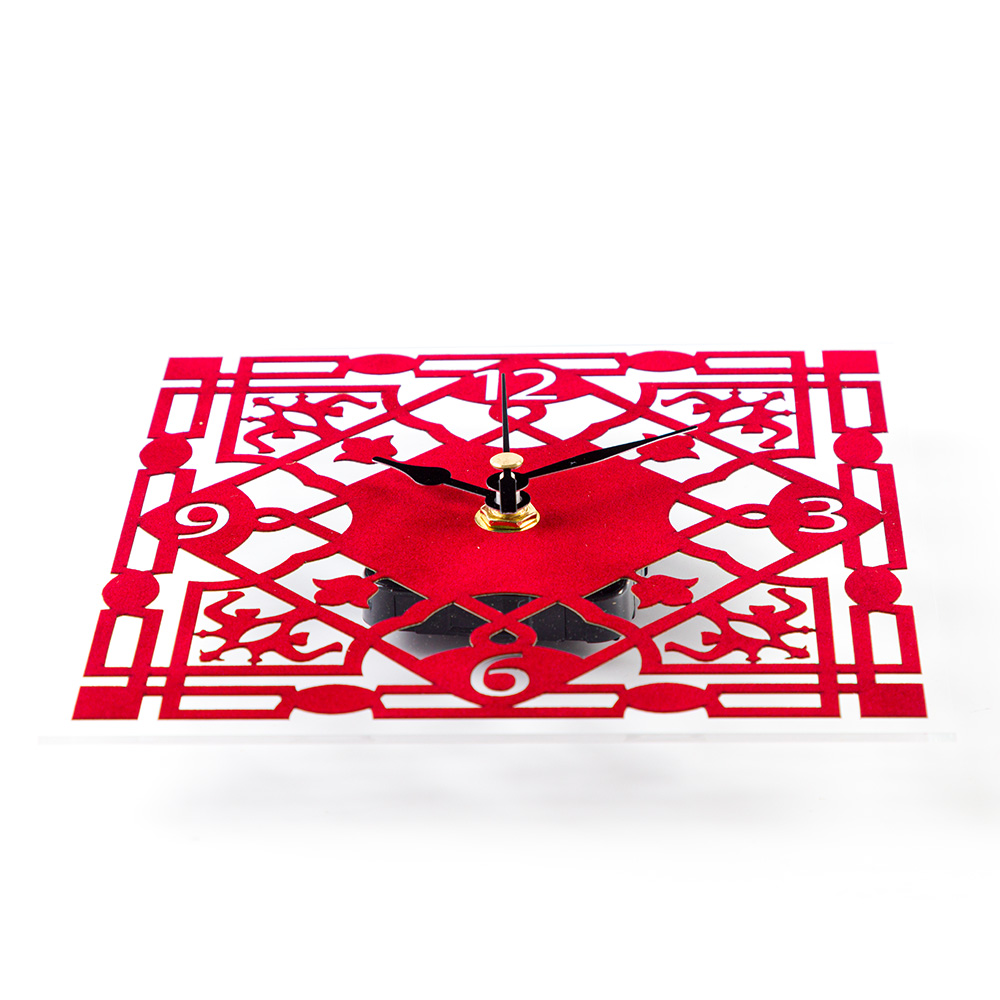 Mamluk Wall Clock – Red