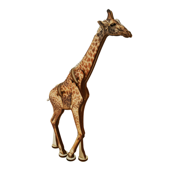 3D Puzzle – Giraffe / Colored