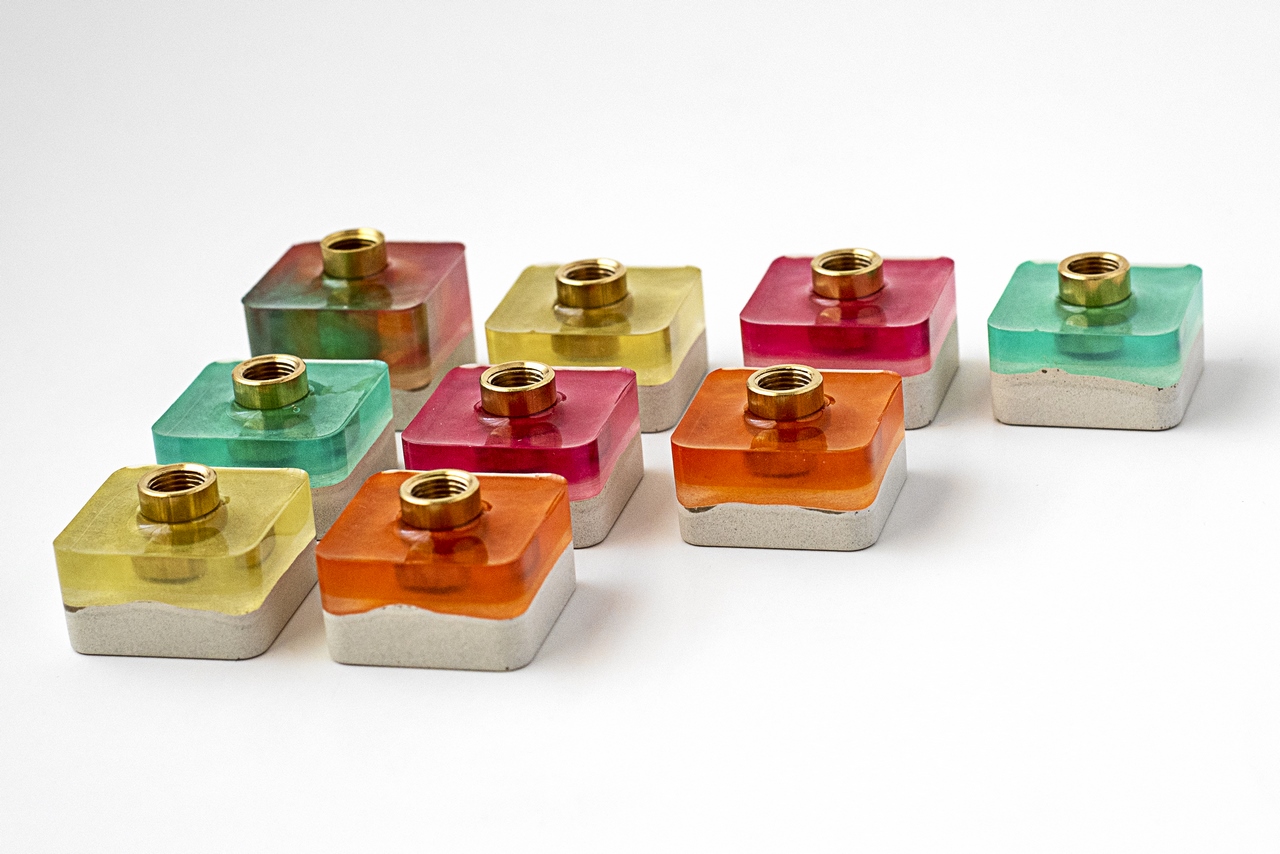 Modular Cube Hanukkah Lamp