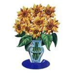 Sunflower Vase Sculpture