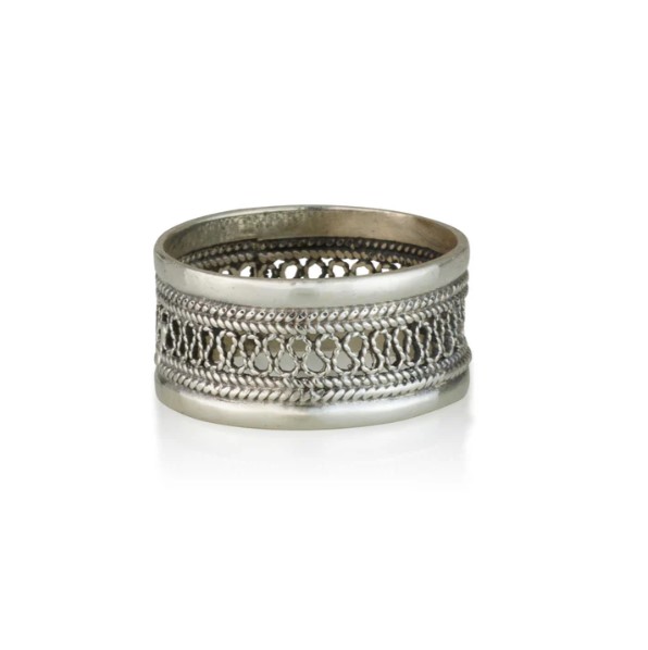 925 silver filigree ring